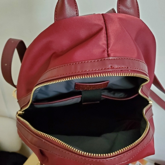 Burgundy backpack - Picture 5 of 7